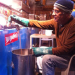 Ned Macksoud of Maplecrest Farm. Their Vermont maple syrup is available at Woodstock Farmers' Market.