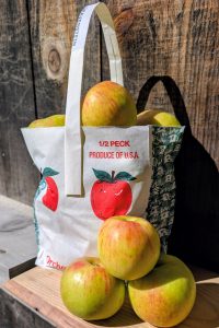 Gravenstein, a local apple at Woodstock Farmers' Market.