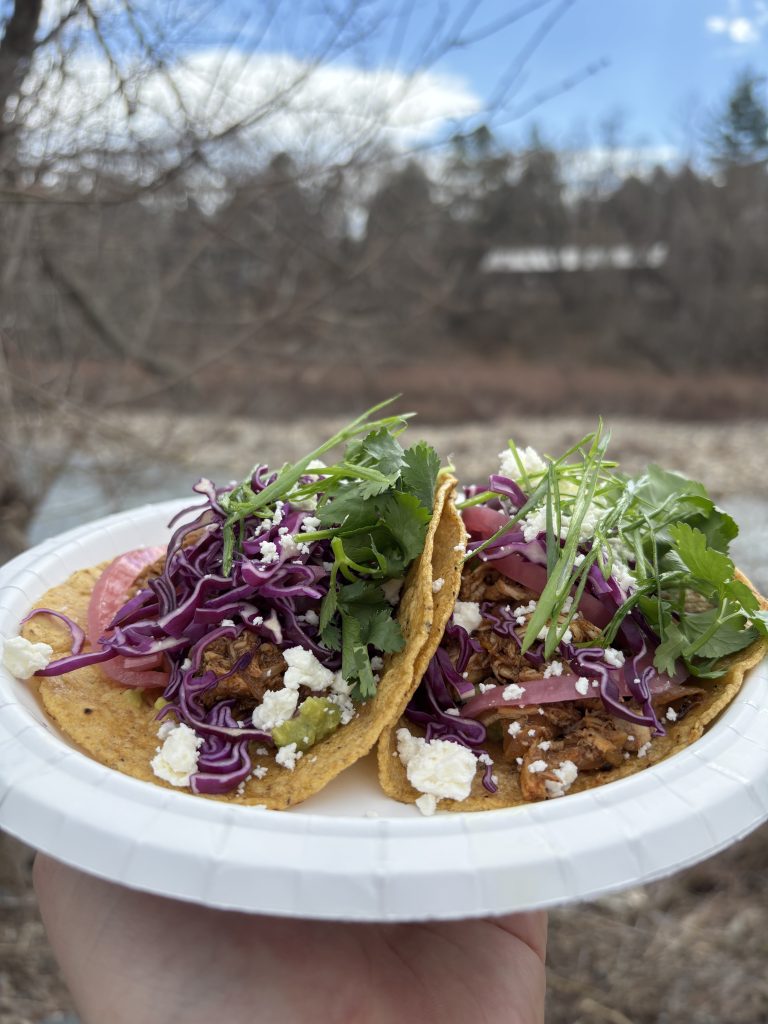 Jesse's Weeknight Chicken Taco Recipe at Woodstock Farmers' Market.