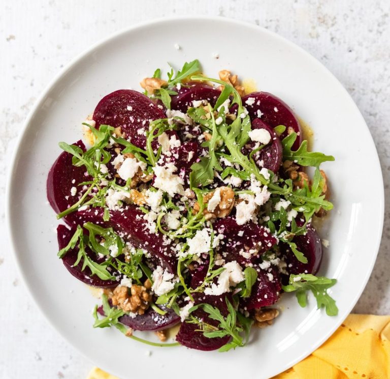 Local Curried Beet & Arugula Salad Recipe Woodstock Farmers' Market